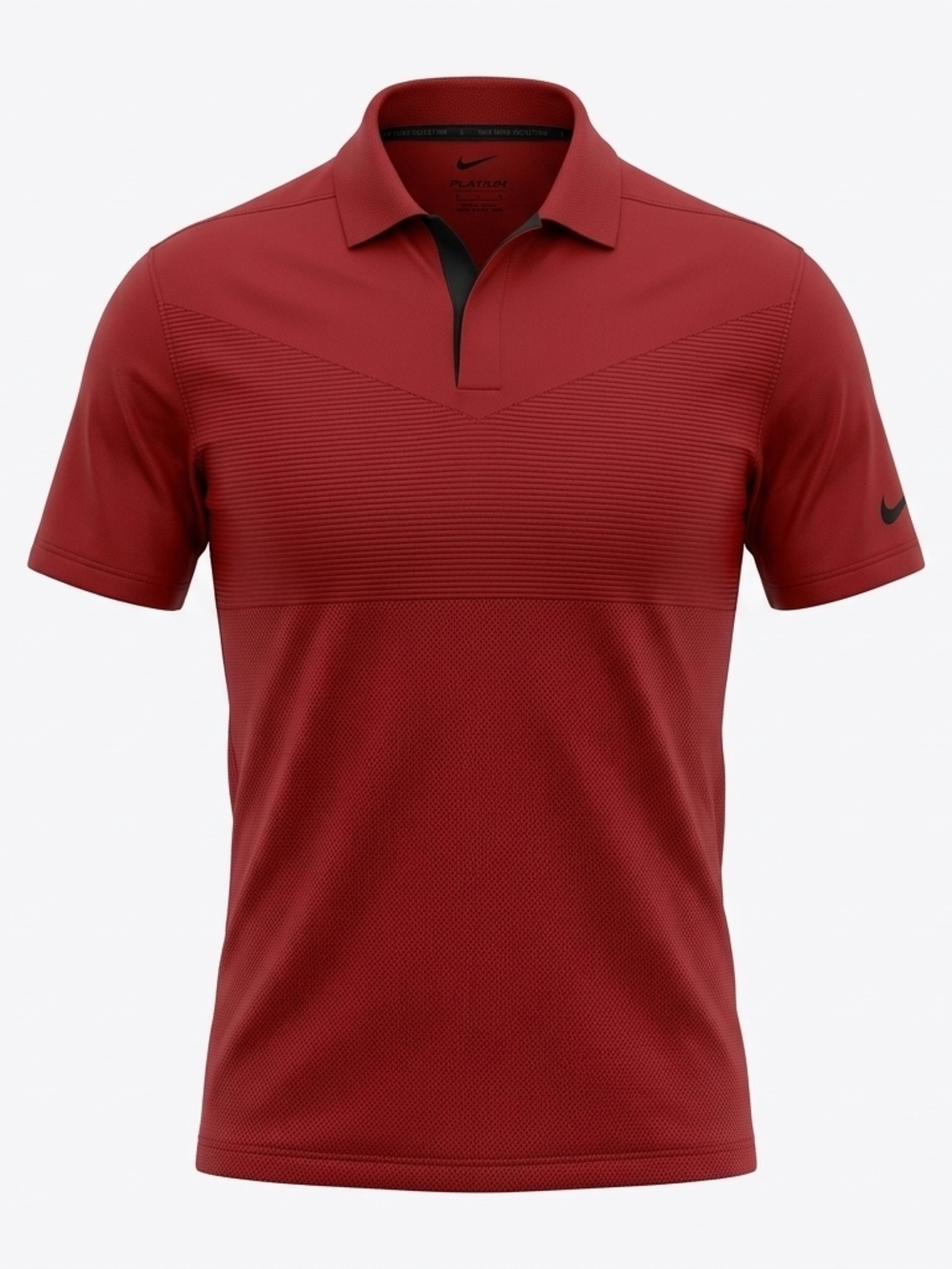 Nike Tiger Woods Dri-FIT Blade Collar Textured Polo Shirt